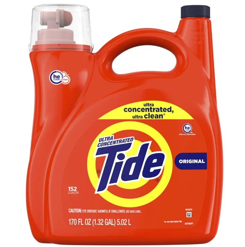 Tide Ultra Concentrated Liquid Laundry Detergent,Original 158 Loads ...