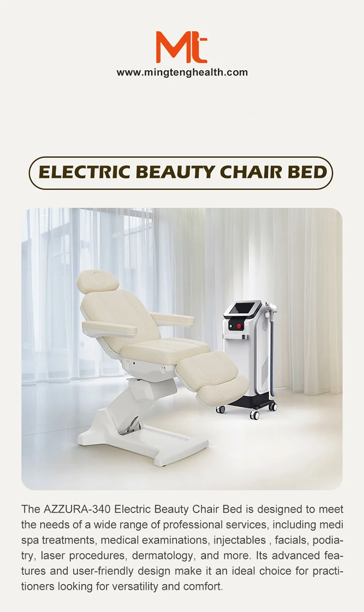 High Quality Height Adjustable Treatment Chair Electric Comfort Advanced Medical SPA Exam Chair for Healthcare Professionals