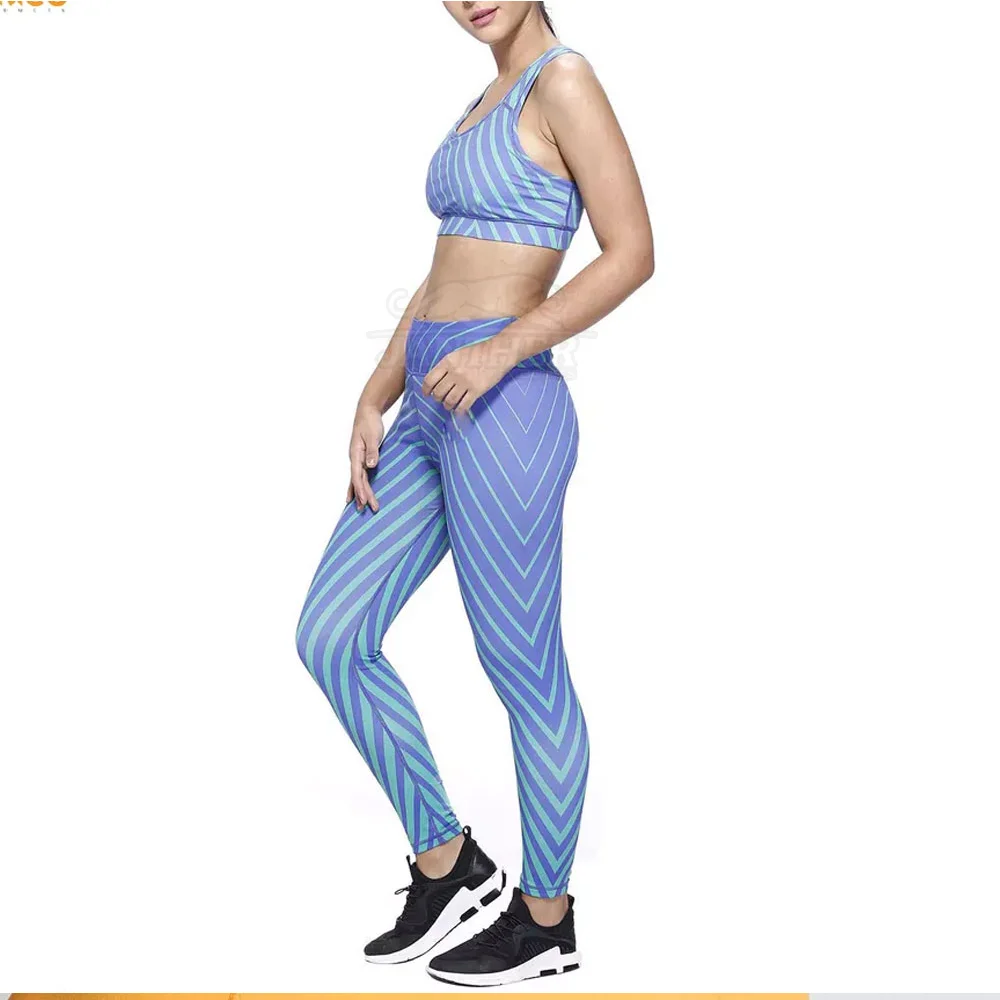 2 Piece Best Design Yoga Set Woman Custom New High Quality Low Price Yoga Set For Online Sale