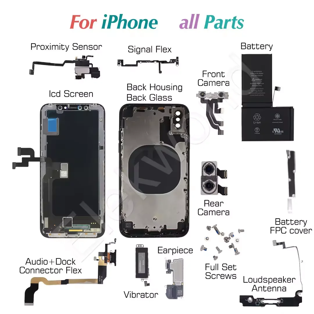 Elekworld All Model OLED LCD Mobile Phone LCDs Screen for iPhone X 12 11 XS Max 13 14 15 16 Pro Max 11 XR X 8 7 6 LCDs Display