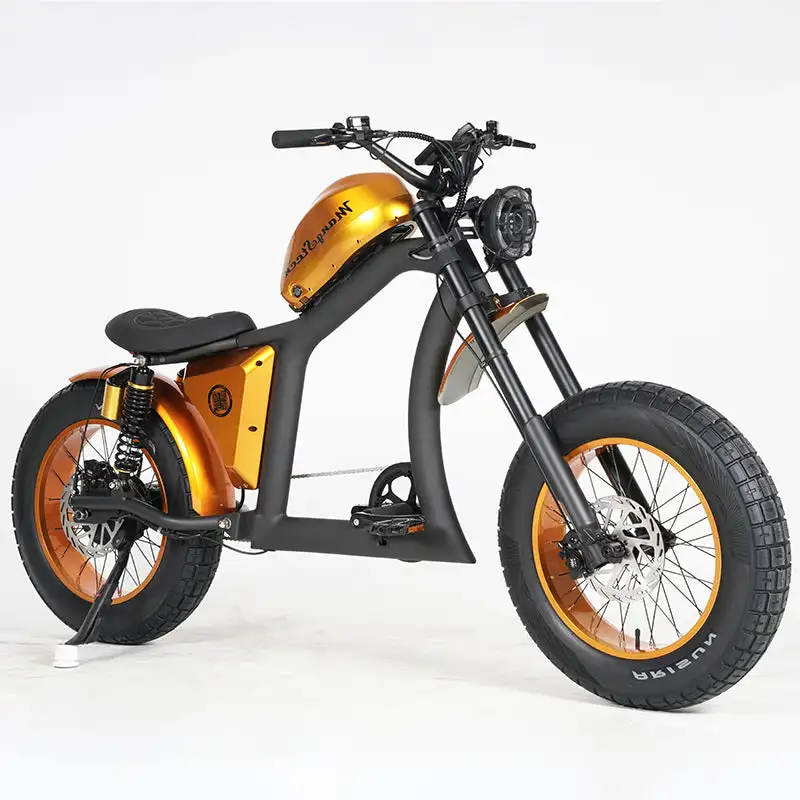Mangosteen Chopper Electric Bike FT02 MINI 500W Motor 48V22.5AH Speed 25KM/H