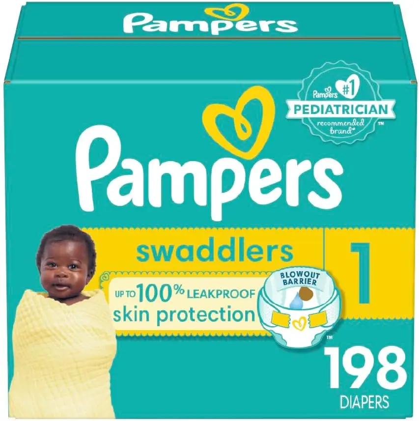 Wholesale Supply Good Quality Diapers Size 1/newborn 198 Ct Pampers
