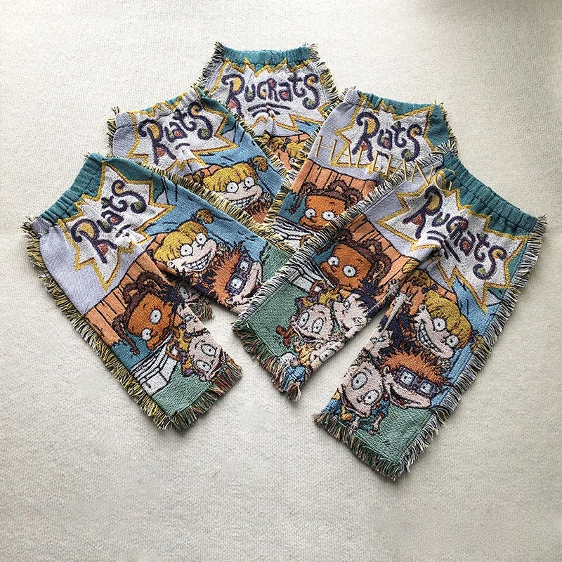 Детские брюки с бахромой