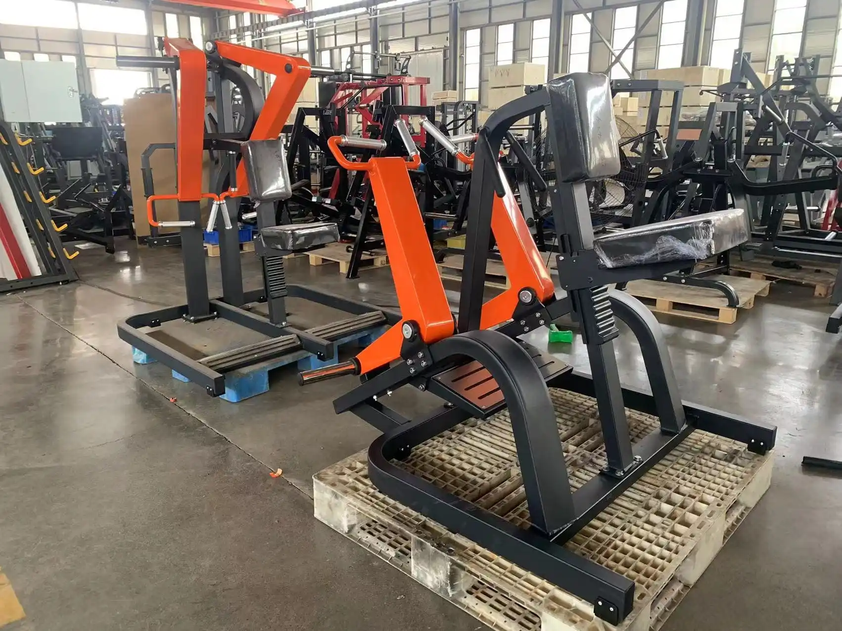 Commercial Gym Machine Plate Loaded Seated Rowing Machine Incline Level ...