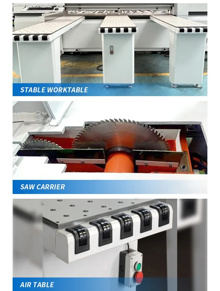 Wellmax Automatic Computer Panel Saw Cnc Panel Saw Machine Sliding