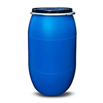 Récipient En Plastique Hdpe De 200 Litres,Tambour Bleu De 200l 55l