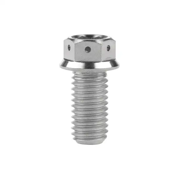 Titanium Metric Bolt M6 M8 M10 Din6921 Titanium Bolt Grade 5 Drilled