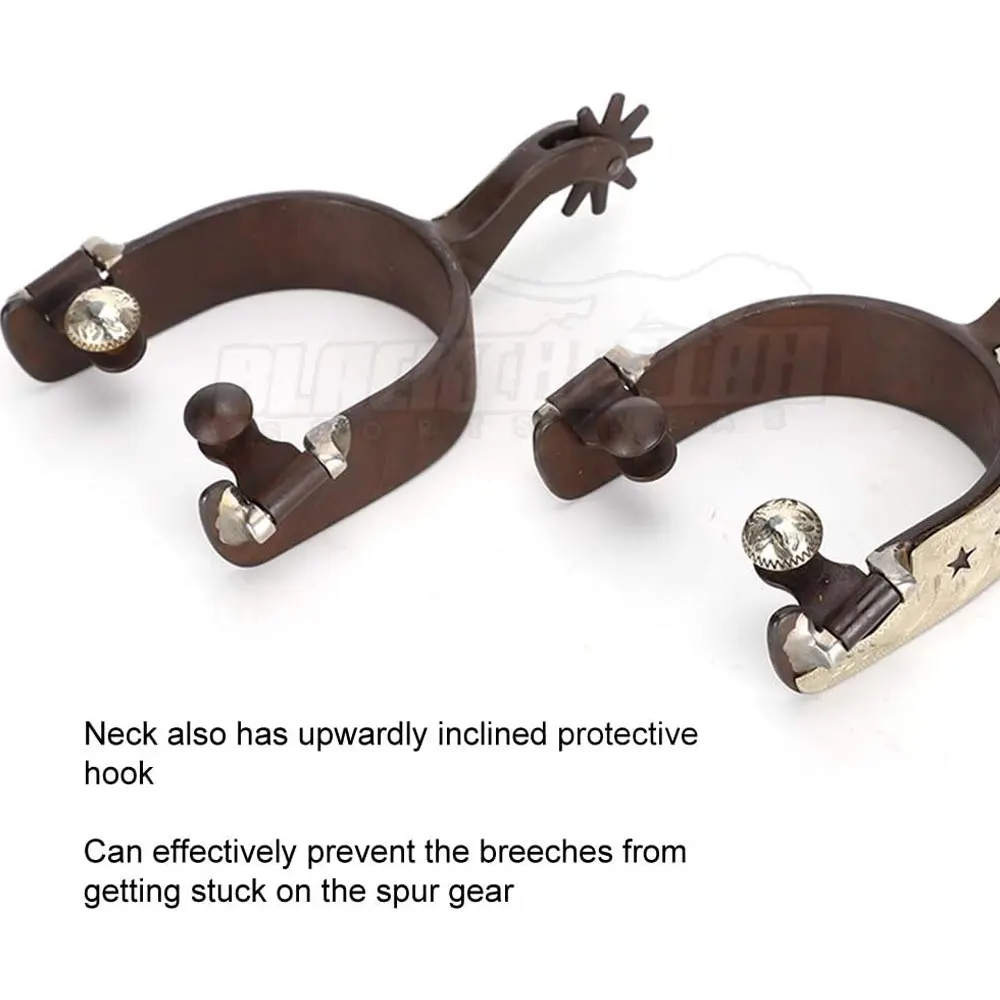 New Design Stainless Steel Horse Riding Spurs Equine Riding Spurs For