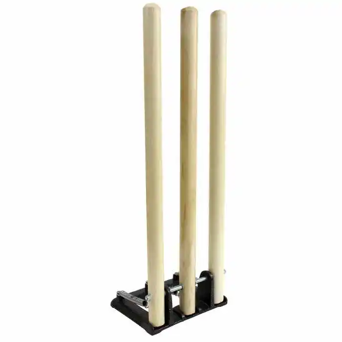 Hot Selling Customizable Wooden Cricket Wickets Set Custom Logo Spring ...