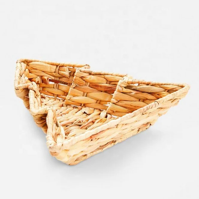 Adorable Hand Woven Decorative Water Hyacinth Christmas Tree Tray ...