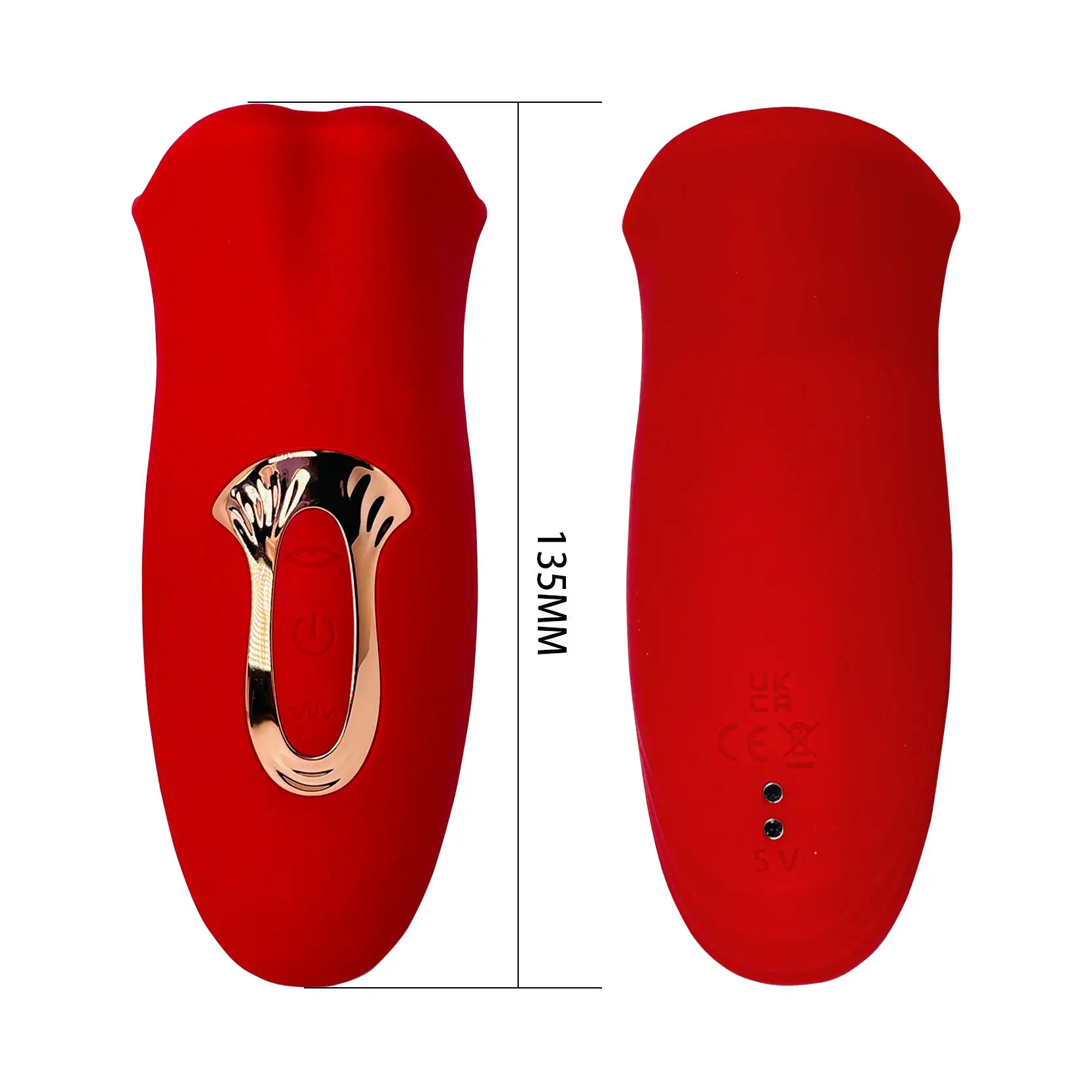 Mouth Biting Oral Clitoris Stimulation Vibrator - Buy Best Choice Red Color Big Mouth Sex