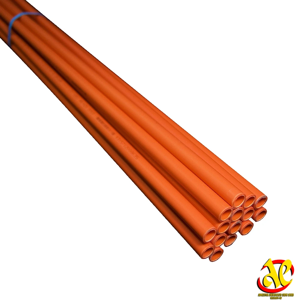Hot Selling Heavy Duty Galvanized Iron Conduit 1" 3.81 Meter Orange