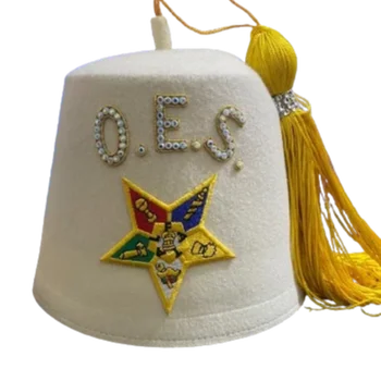 Masonic Regalia Shriner Fez Oes Fezez Royal Arch Master Mason Apron ...