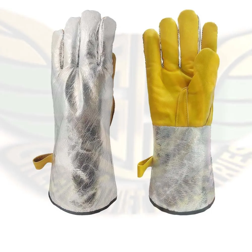 Heat Resistant Heavy Duty Smooth Work Gloves Large Hand Safety Efficiently Produced Only by GREEN SWIFT INDUSTRIES