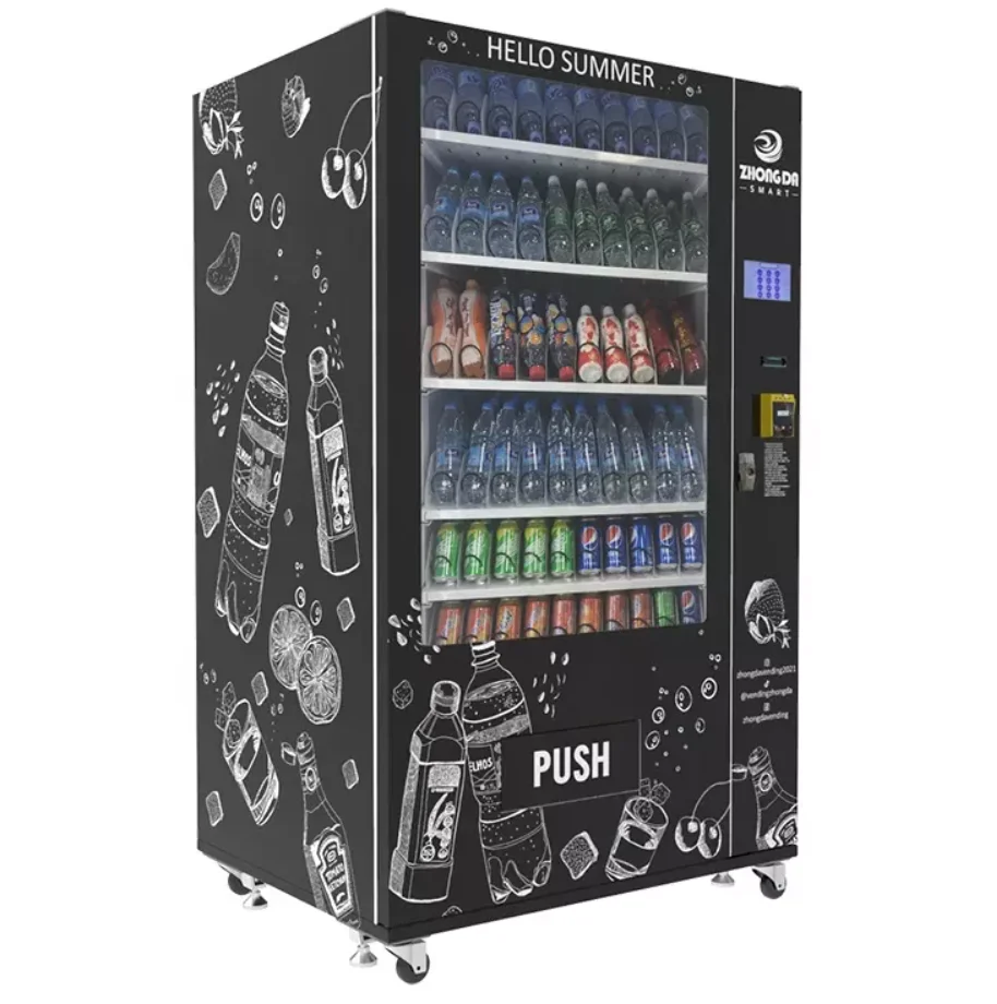 Vending Machine Small Business Machine Ideas Slim Cashless Vending Machine With Qr Code For