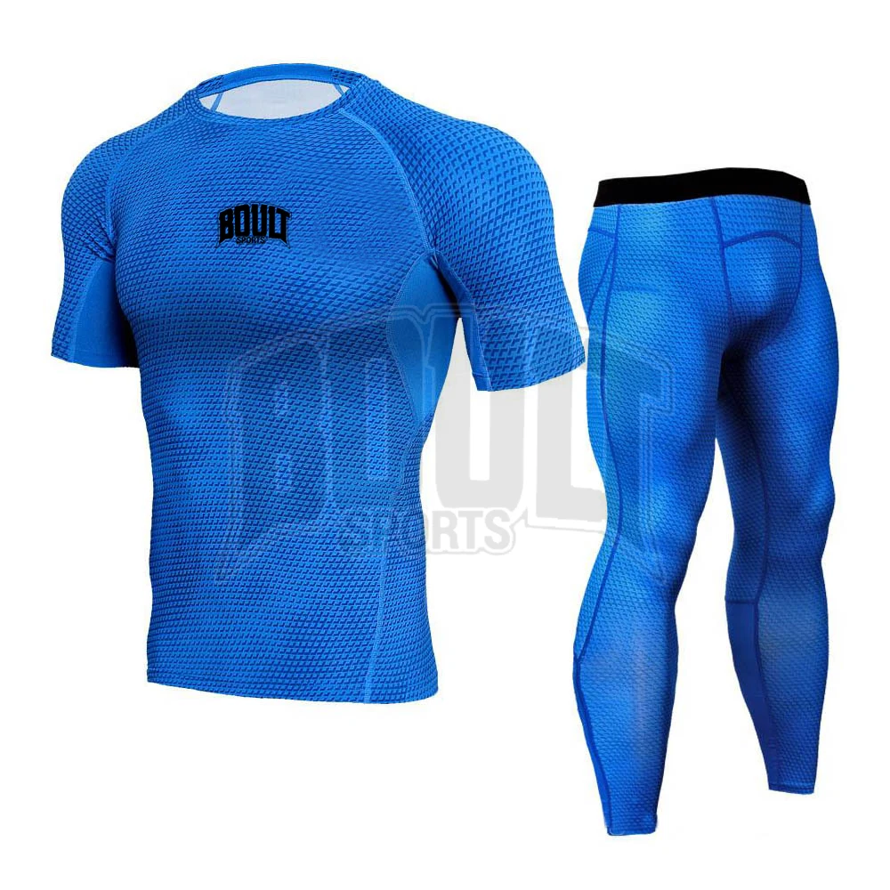 Men Sports Tracksuit Compression Underwear Suit Fitness Fleece Jogging