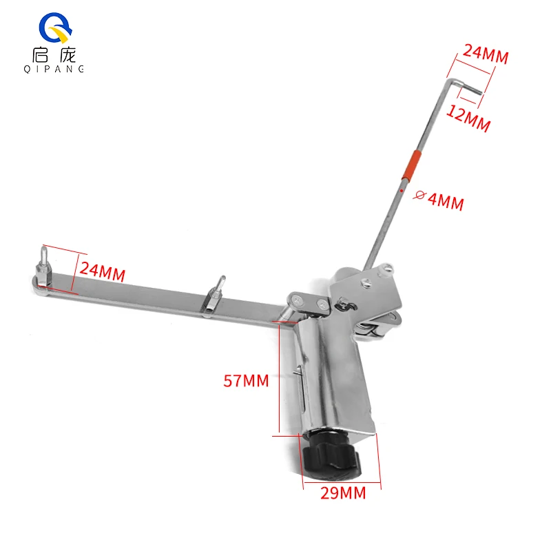 Handling Different Wire Diameters Tension Control  Pay-off Rack Plastic Guide Wheel Thin  Spring Tension Gun