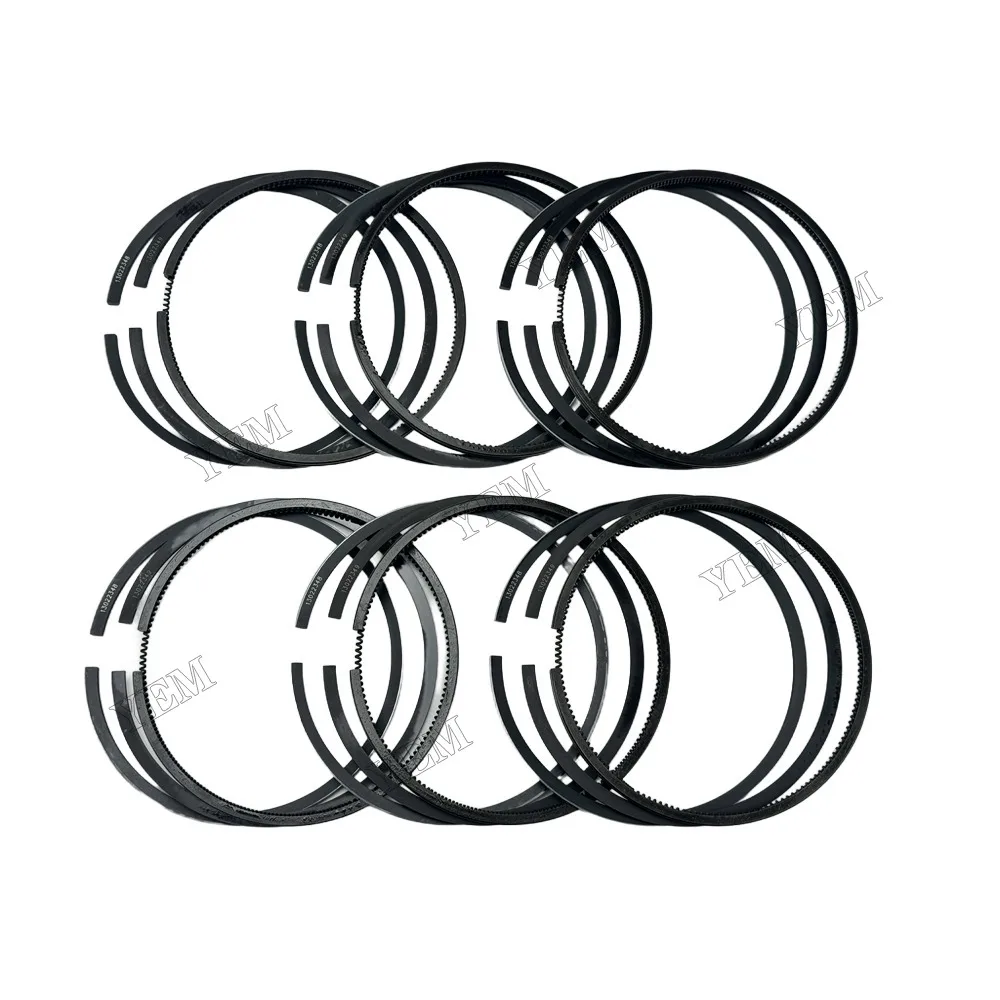 Piston Ring 13022348/13026703+13022349+13022350/13026702 Fit for Weichai WP6G125E22 Engine