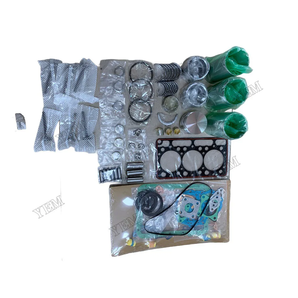 Overhaul Kit With Engine Valves Bearings Piston Rings Full Gasket Set Liner Kit For Kubota D950