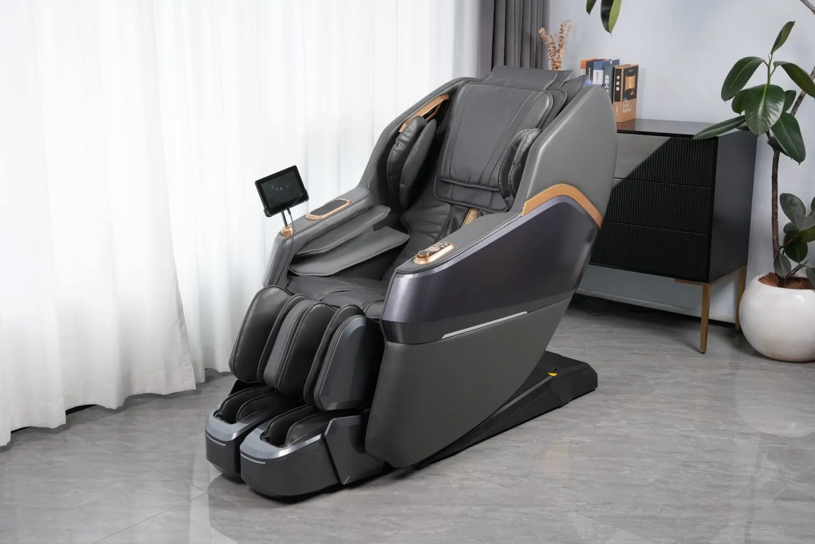 product 2025 luxury massage chair design zero gravity full body shiatsu back 5d electric reclining shiatsu sl track heated massage chair-2
