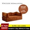 Tessuto vintage stropicciato colorato - 55d