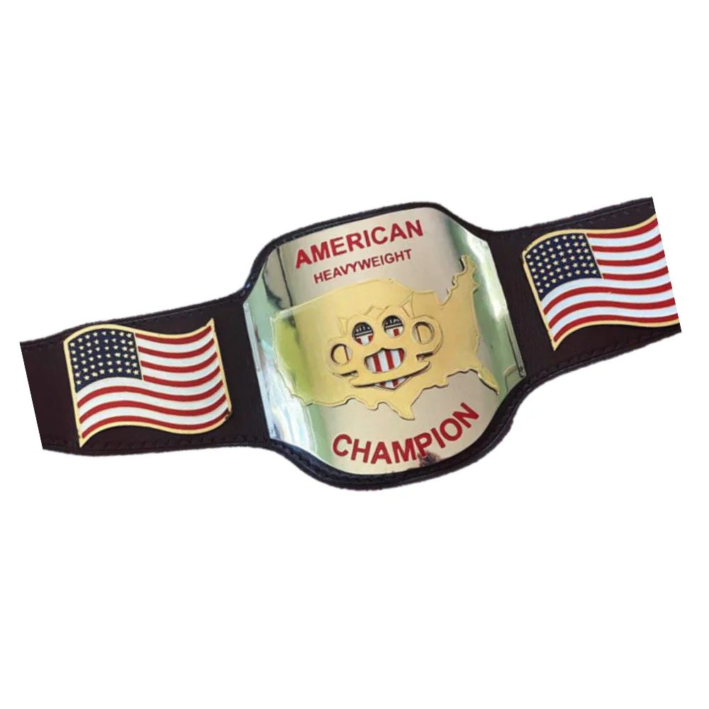 Bruiser Brody Brass Knuckles Championship Belt Nwa Brass Knuckles