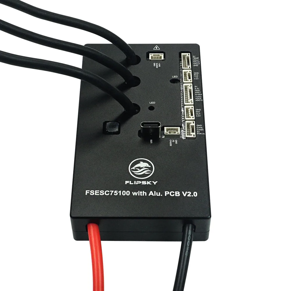 Flipsky 75100 V2.0 ESC – Con Interruttore A Chiave – PCB Alluminio – Basato Su VESC