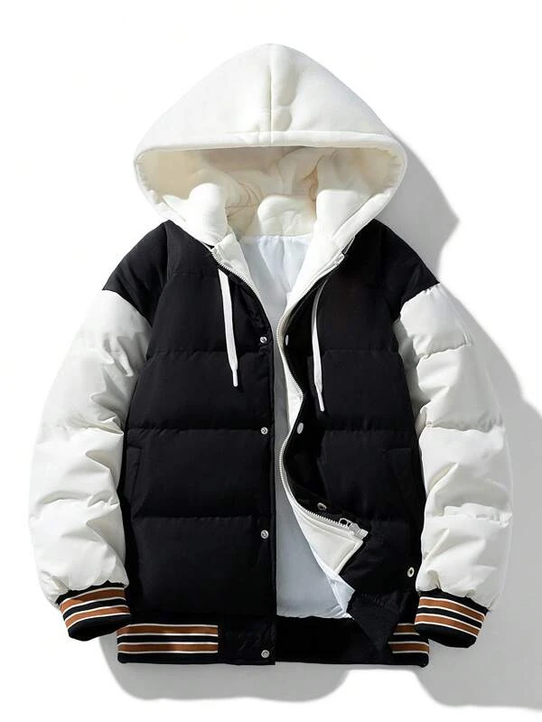 Custom Premium Black Puffer Jacket Light Weight Warm Winter Wear Stylish Comfortable Durable Outdoor Causal Fashion For Unisex