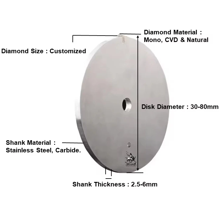 Best Quality  CVD  and Natural and Mono Disk Diamond Tools Use in  CNC Machine Tools End Mill Tools for Jewelry Making Equipment
