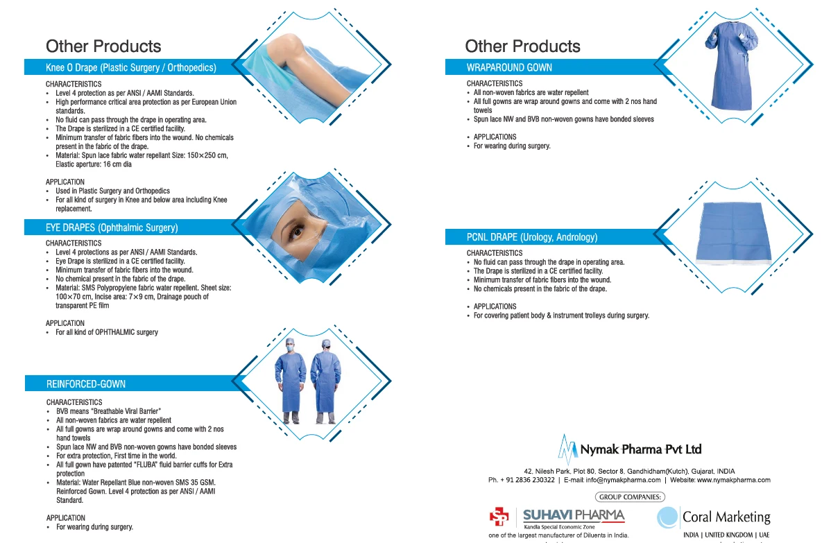 Superior Quality reinforced gown disposable surgical sterile gown doctors surgical gowns medical suppliers