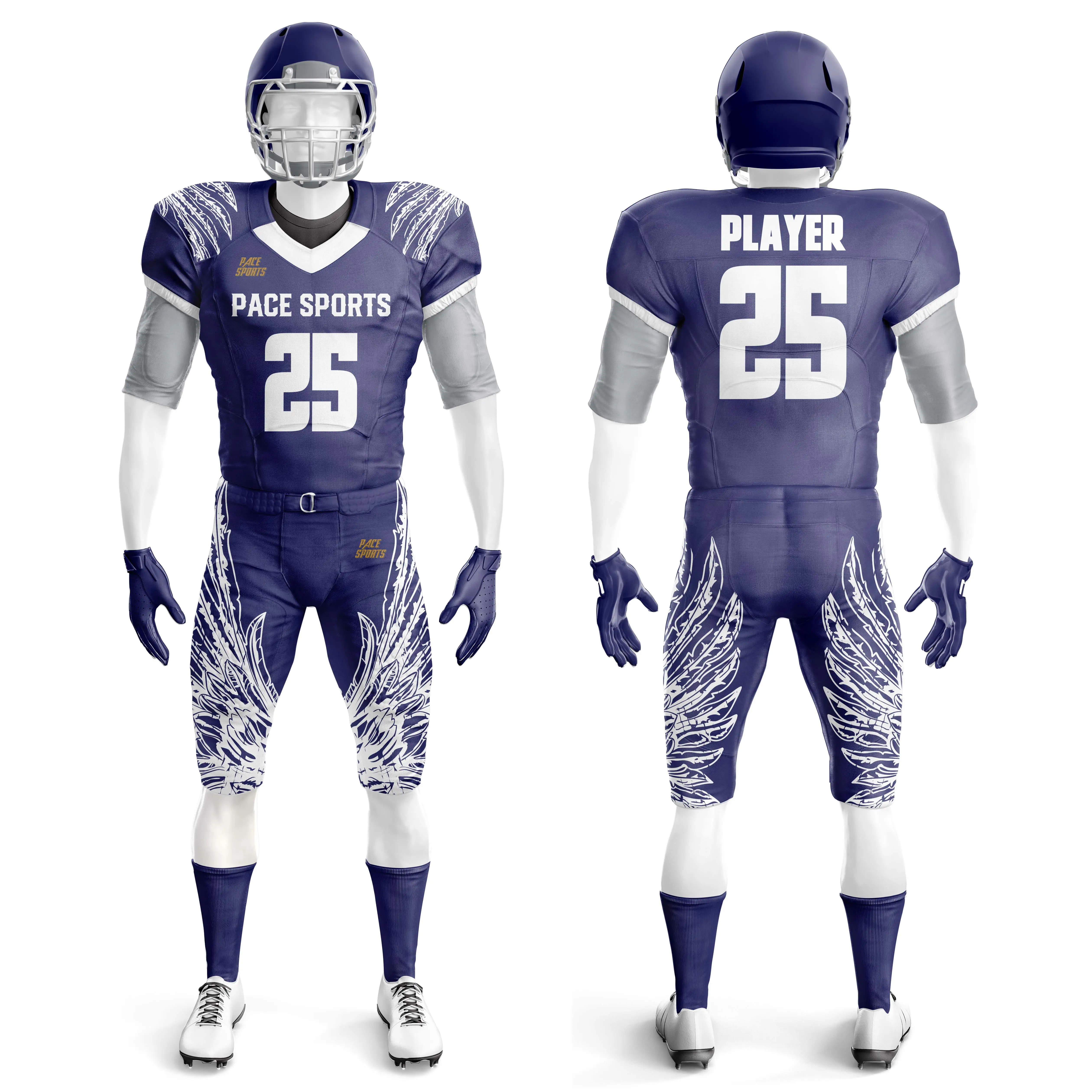 Custom Fashion American Football Jersey Sublimation Print