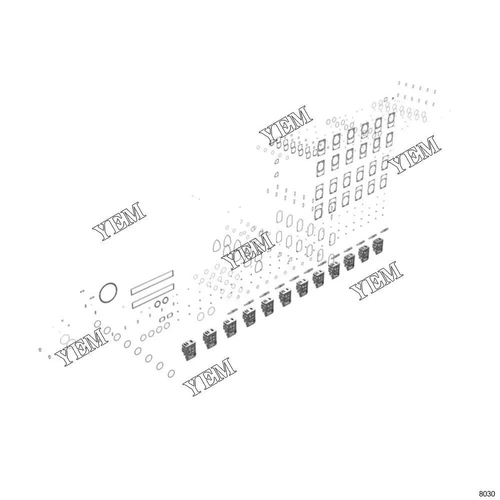 Japan OEM Parts Top End Engine Overhaul Kit (3512B) Part No. 20R-0043 20R0043 Heavy Duty Engine Parts