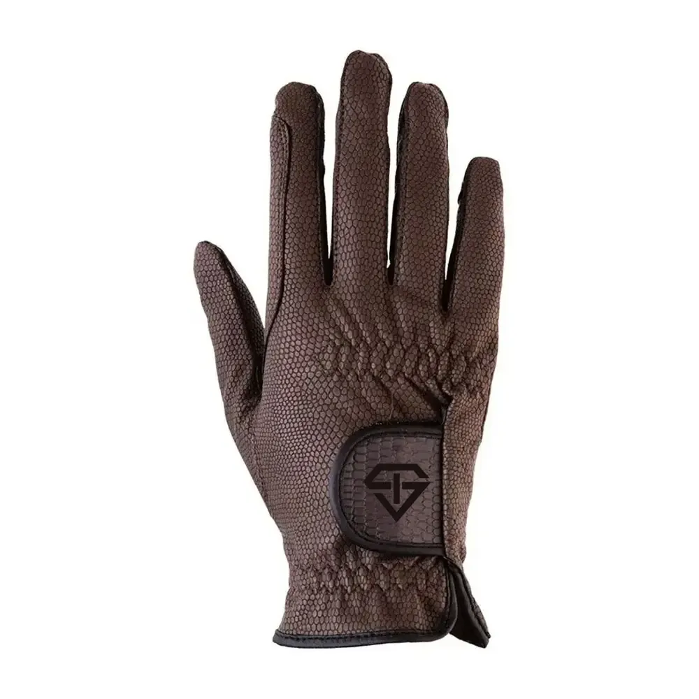 Oem Service Horse Riding Gloves Leather Customized Equestrian Horse