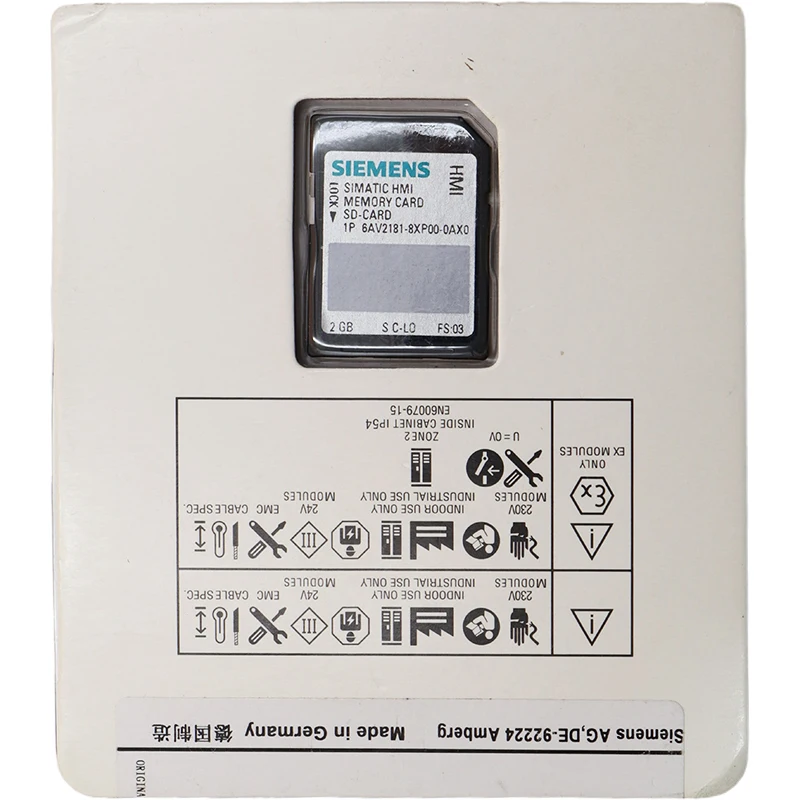 SIEMENS Memory Card - 6AV2181-8XP00-0AX0 - 2 GB SD Card