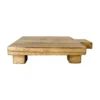 Madera natural acabada