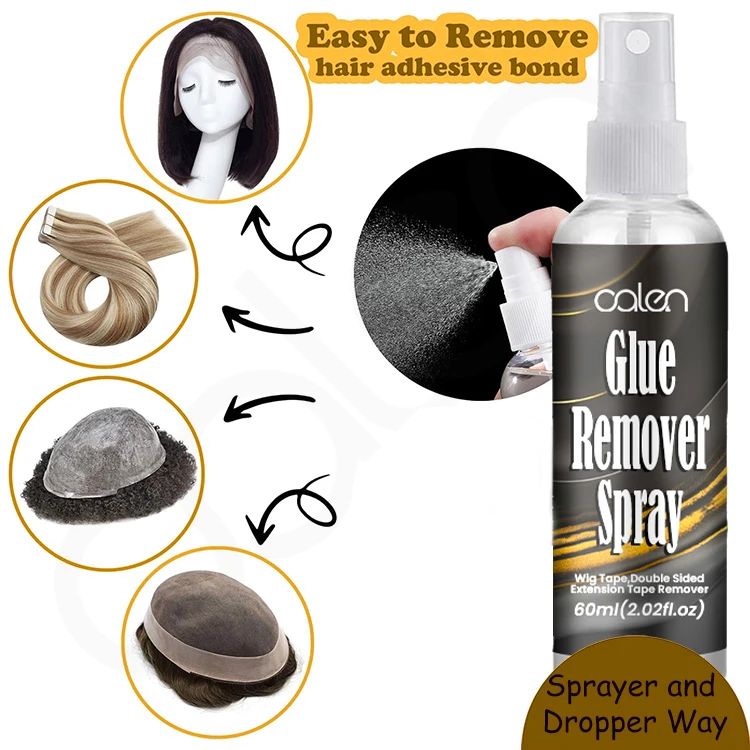 Wholesale Oem Wigs Tape Remove 60ml Remover Spray For Wig Fastacting