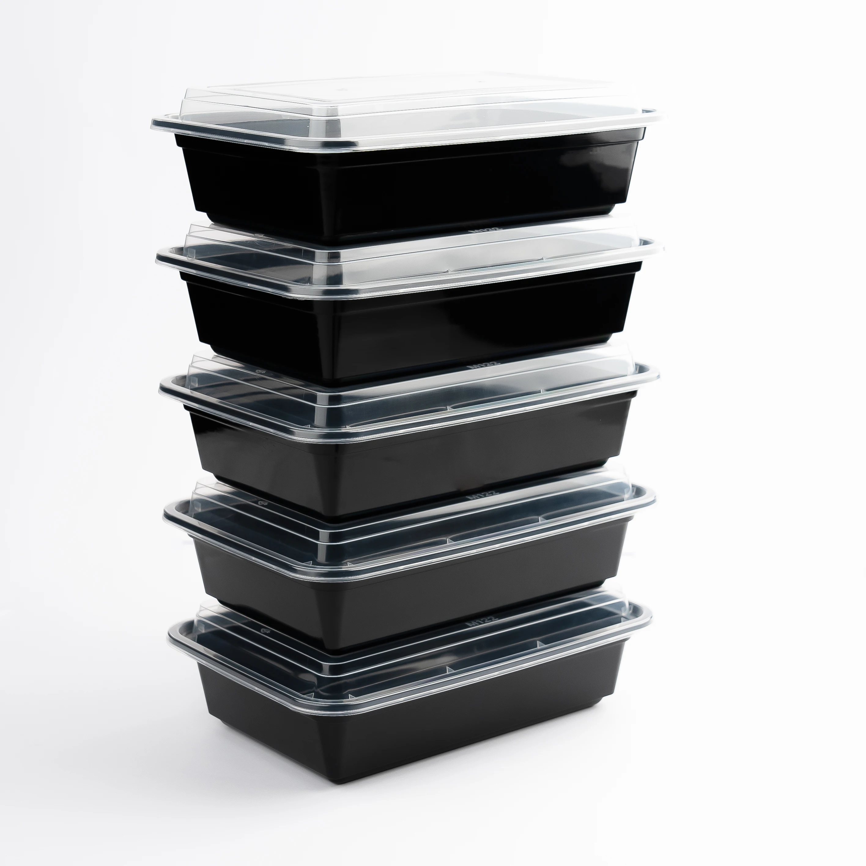 100% Premium Quality Custom Container Small Clear Plastic Disposable PS PET Box for Lunch