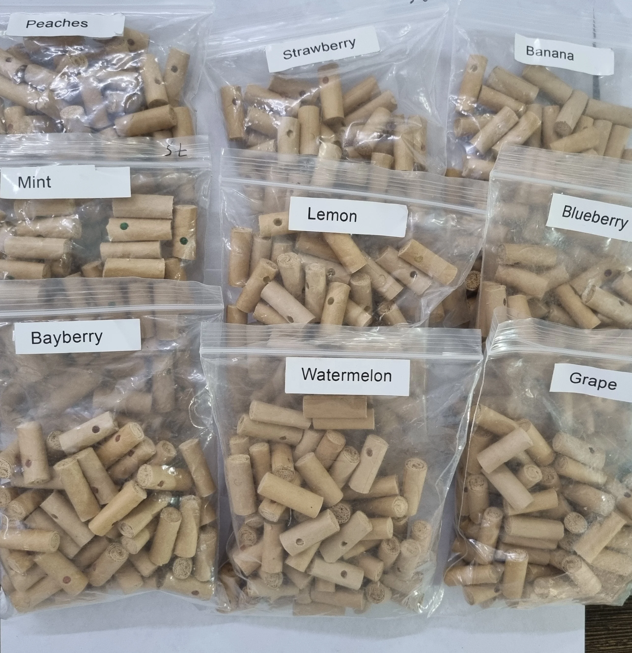 Hand Rolled Corn Husk Filter Tips 100 Organic Corn Husk Tips Flavored