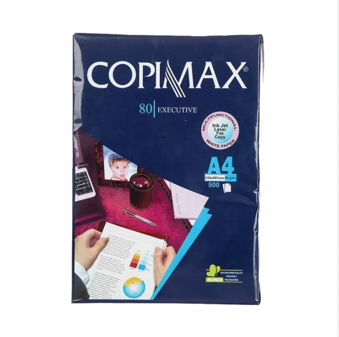 Copimax A4 75g 500 Sheet Sulfite Paper 80gsm Weight Letter Size Copy/Bond Paper for Copiers