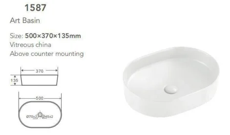 Chaozhou Favorable Ceramic Porcelain Bathroom Counter Top Basin Sink Ceramic Art Wash Basin Above Counter Bathroom Sink