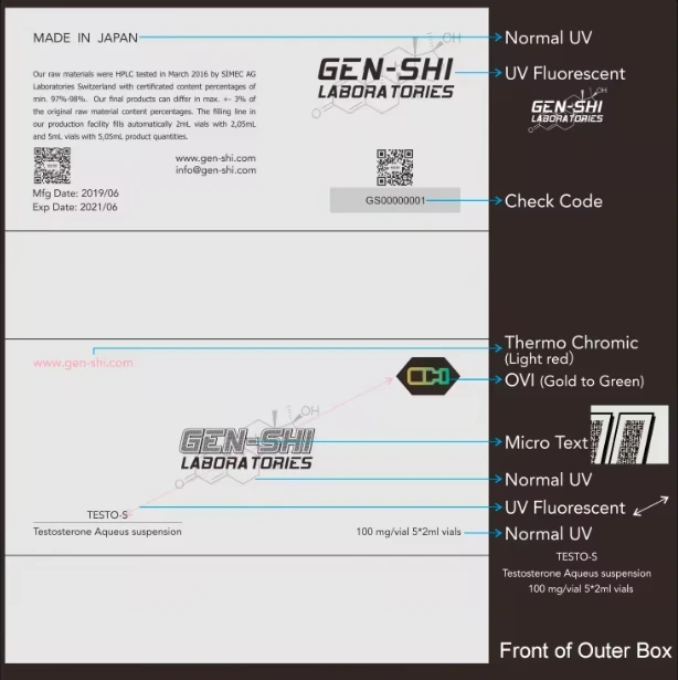 Custom Logo Design Recyclable UV Fluorescent Holographic Packaging Boxes