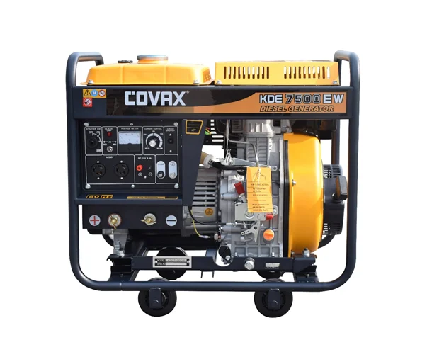 Superb Quality Single Phase Heavy Load Capacity Diesel Covax Kde7500ew Diesel Generator With