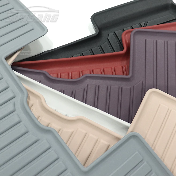 2025 резиновый автомобильный коврик SONSANG по лучшей цене разноцветный мощный горячий прессованный 5D