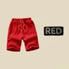 Red mesh shorts