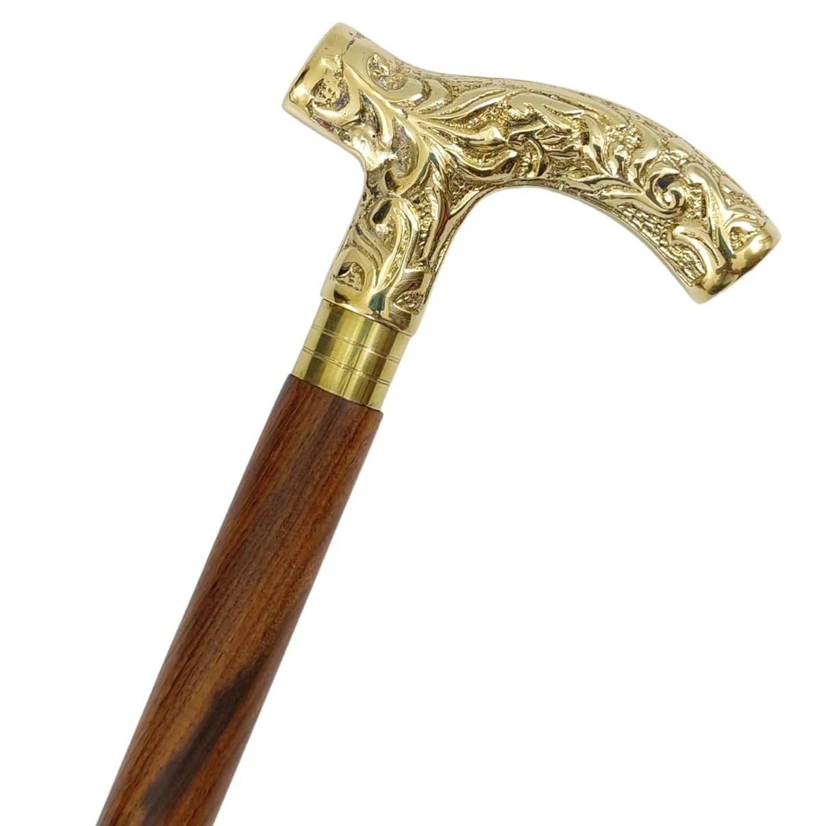 Modern Royal Designer Handle Grip Outdoor Foldable Walking Sticks Aluminum Canes & Nordic Wooden Walking Stick