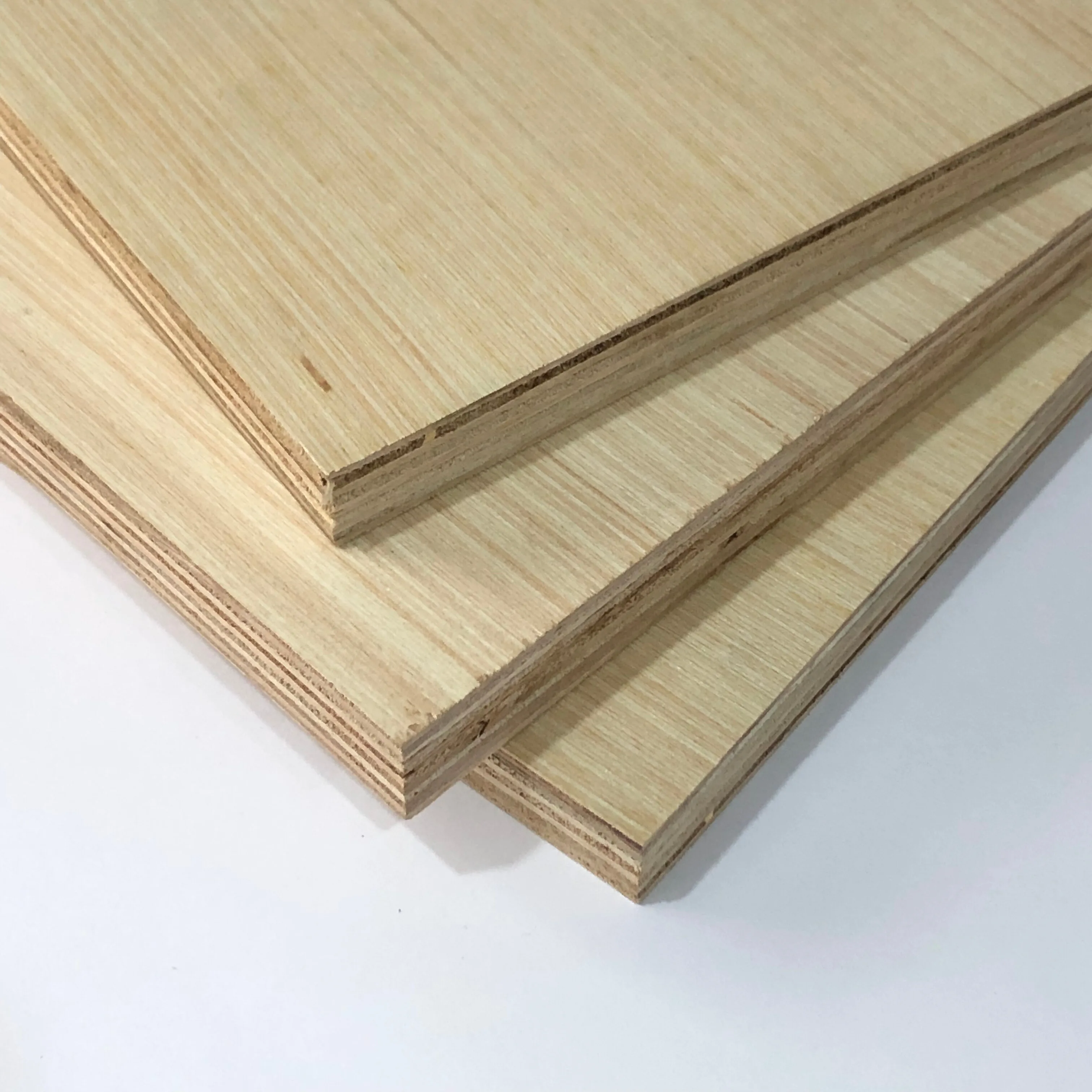 White Melamine Wood Grain Melamine Faced Plywood 15mm 18mm Carb P2 E0