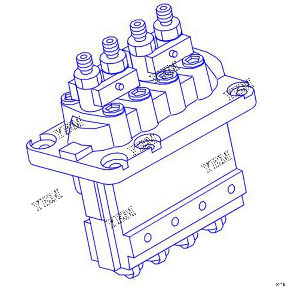 Factory Supply Construction Machinery Parts 306E 307E 307E2 Pump As-Fuel 418-1040 4181040 Engine Parts for Sale