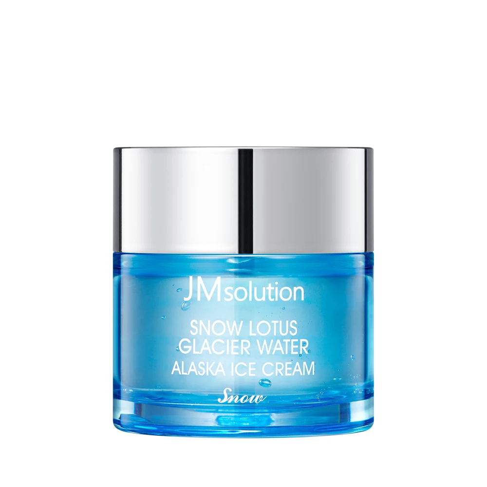 JMSOLUTION SNOW LOTUS GLACIER WATER ALASKA ICE CREAM SNOW60mlフェイスケアマスクパックウォッシュオフコリア化粧品K-beauty|  Alibaba.com