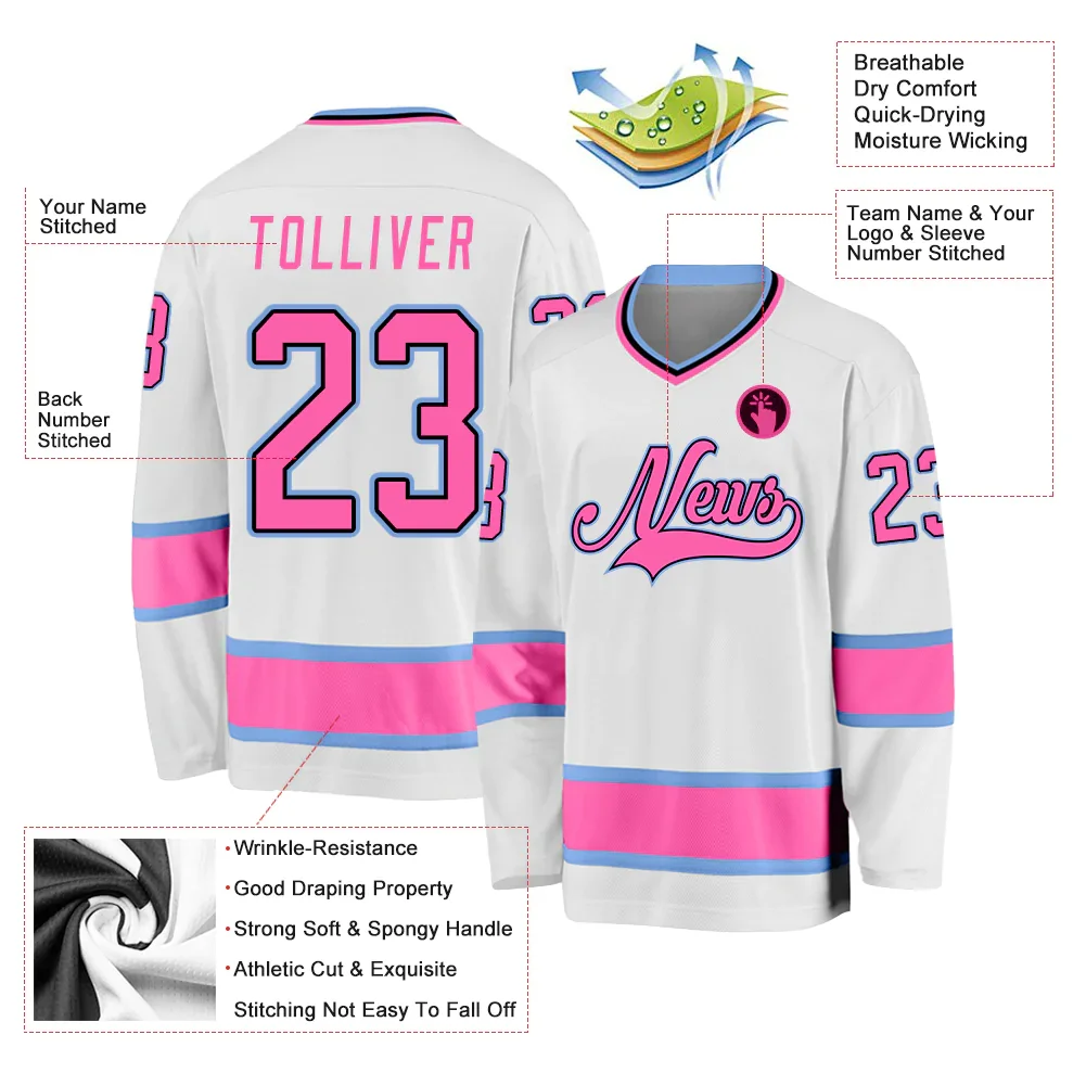 Source Wholesale new custom number fashion ice hockey jerseys high