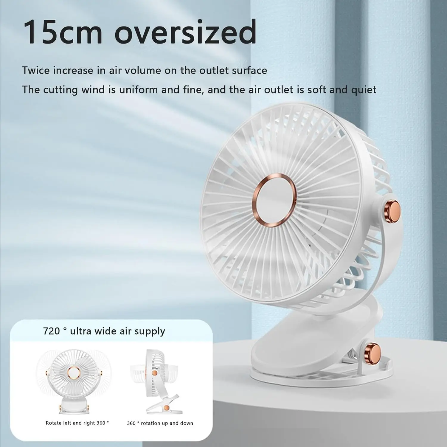 Clip Small Fan, Portable, 720 - detail 8